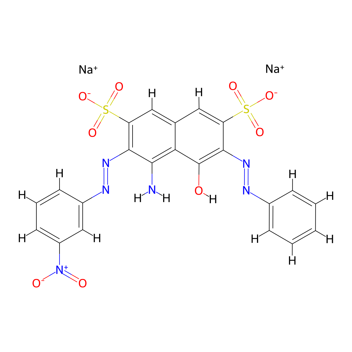 Acid Blue 29 molecular structure, CAS 5850-35-1