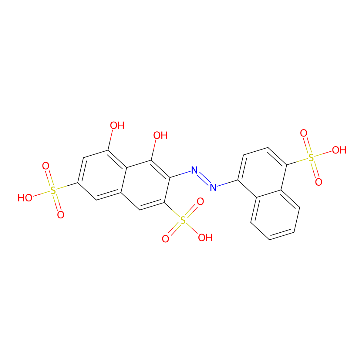 Acid Red 60 molecular structure, CAS 5850-64-6
