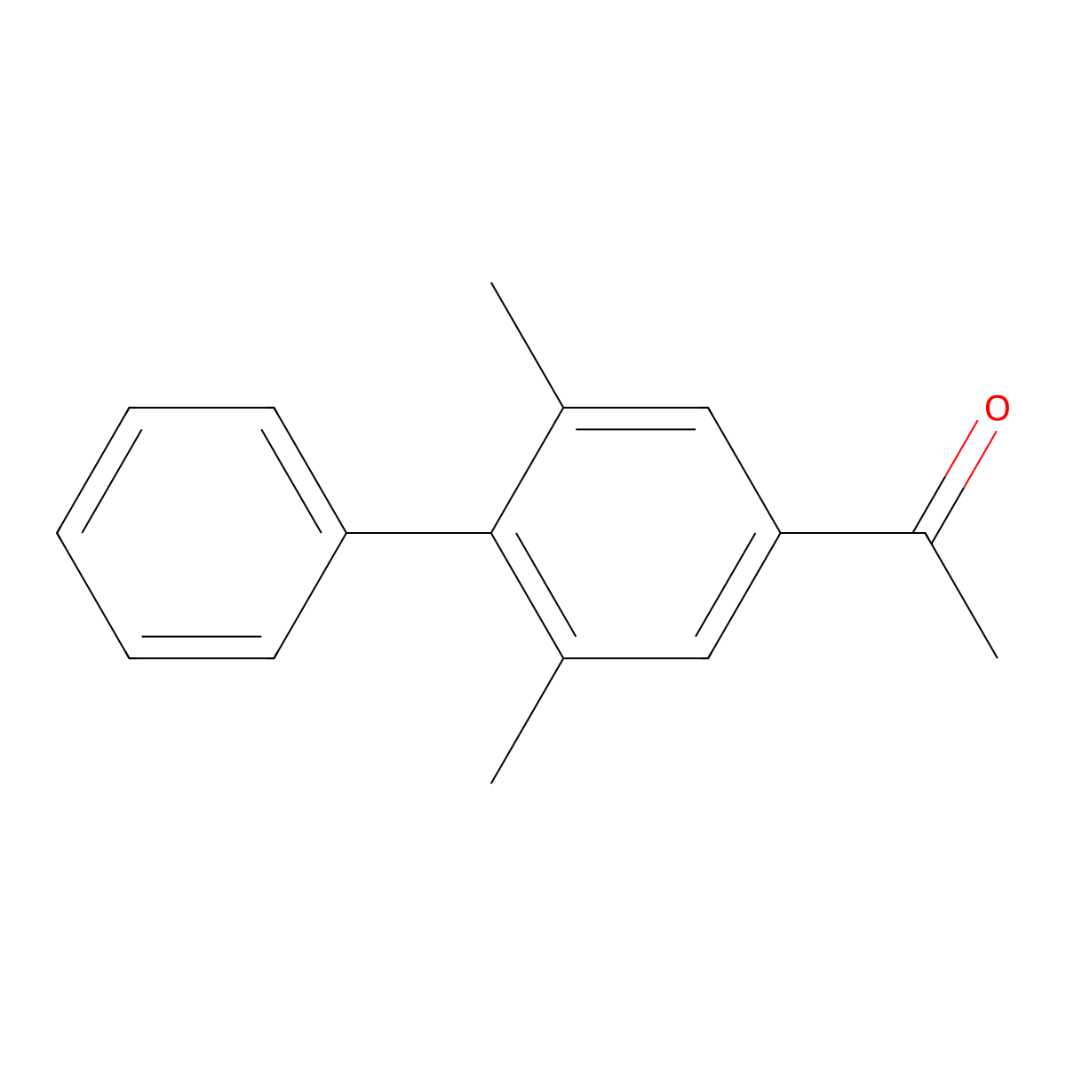 1-(2,6-Dimethyl[1,1'-biphenyl]-4-yl)ethan-1-one molecular structure, CAS 58502-82-2
