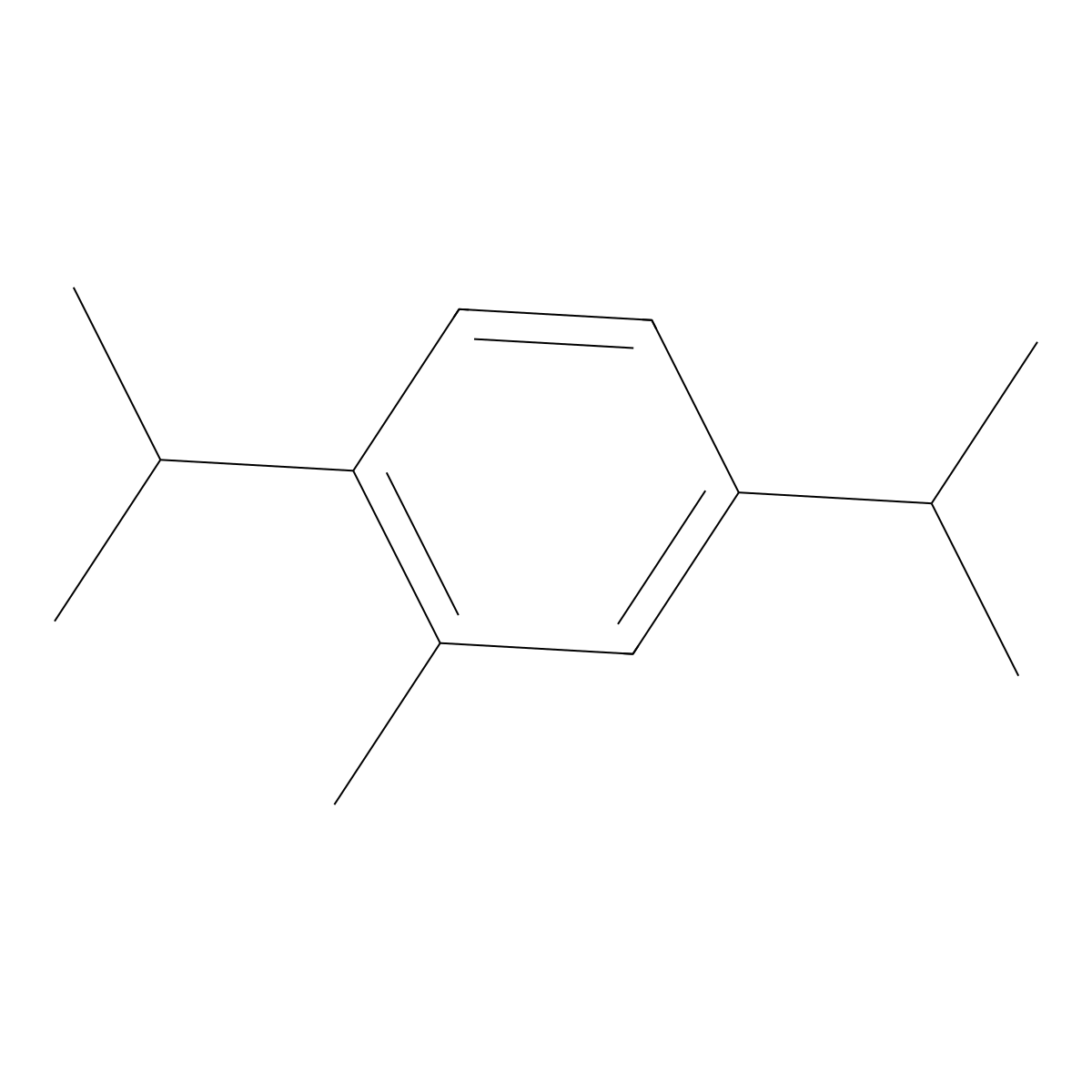 1,4-Diisopropyl-2-methylbenzene molecular structure, CAS 58502-85-5