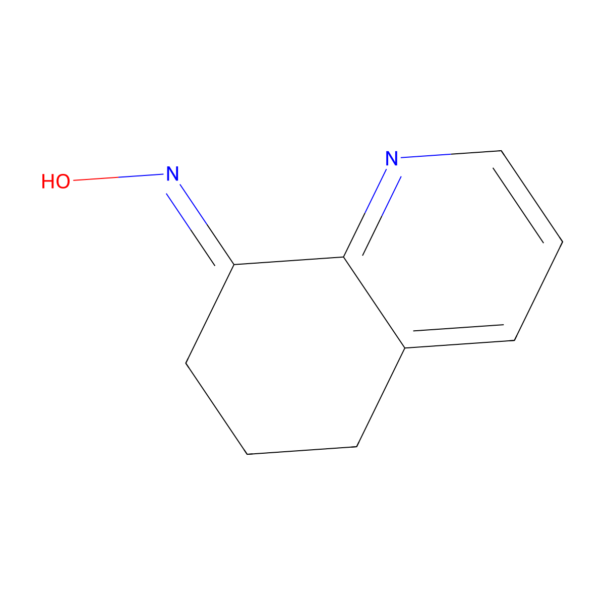 6,7-dihydro-8(5H)-quinolinone oxime molecular structure, CAS 58509-59-4