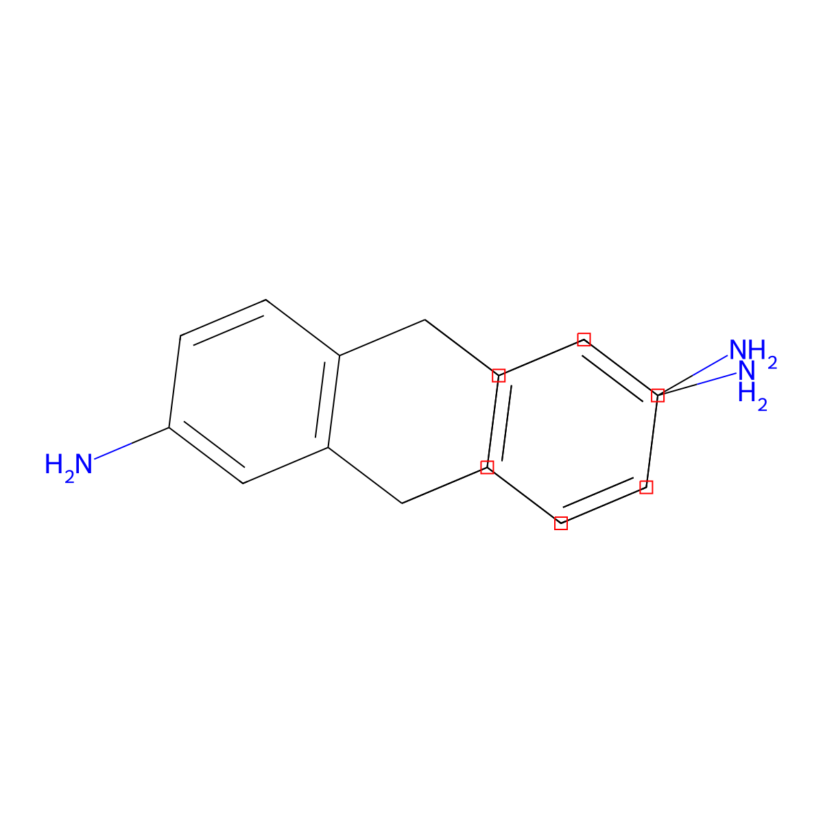 2,6,14-Triaminotriptycene molecular structure, CAS 58519-06-5