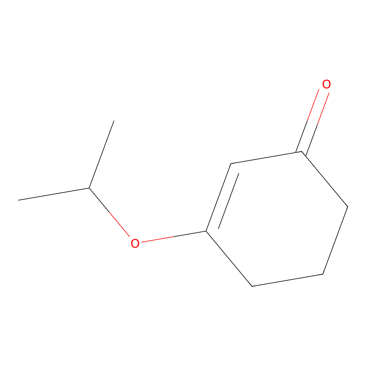 3-Isopropoxycyclohex-2-en-1-one molecular structure, CAS 58529-72-9