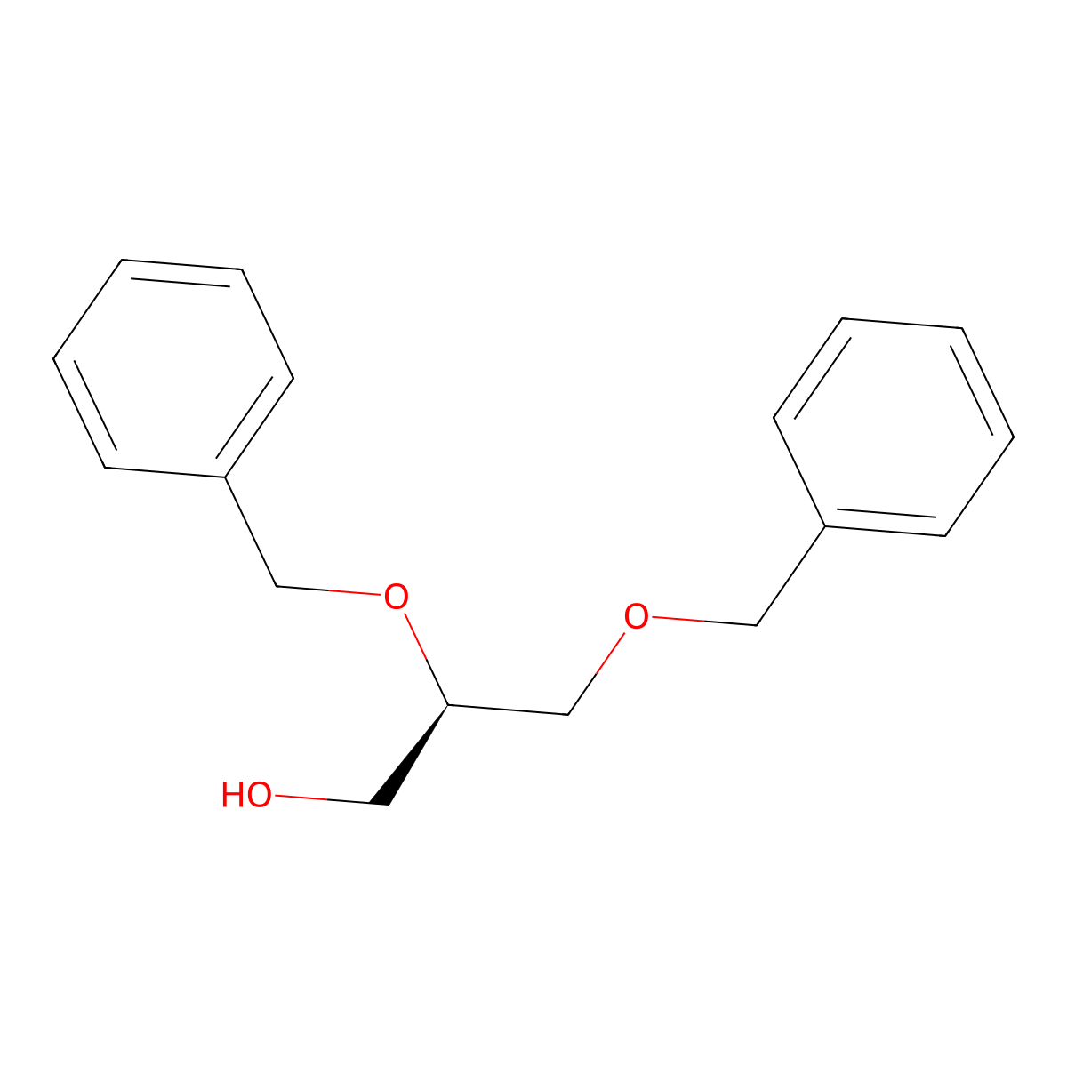(2R)-2,3-Bis(benzyloxy)propan-1-ol molecular structure, CAS 58530-76-0