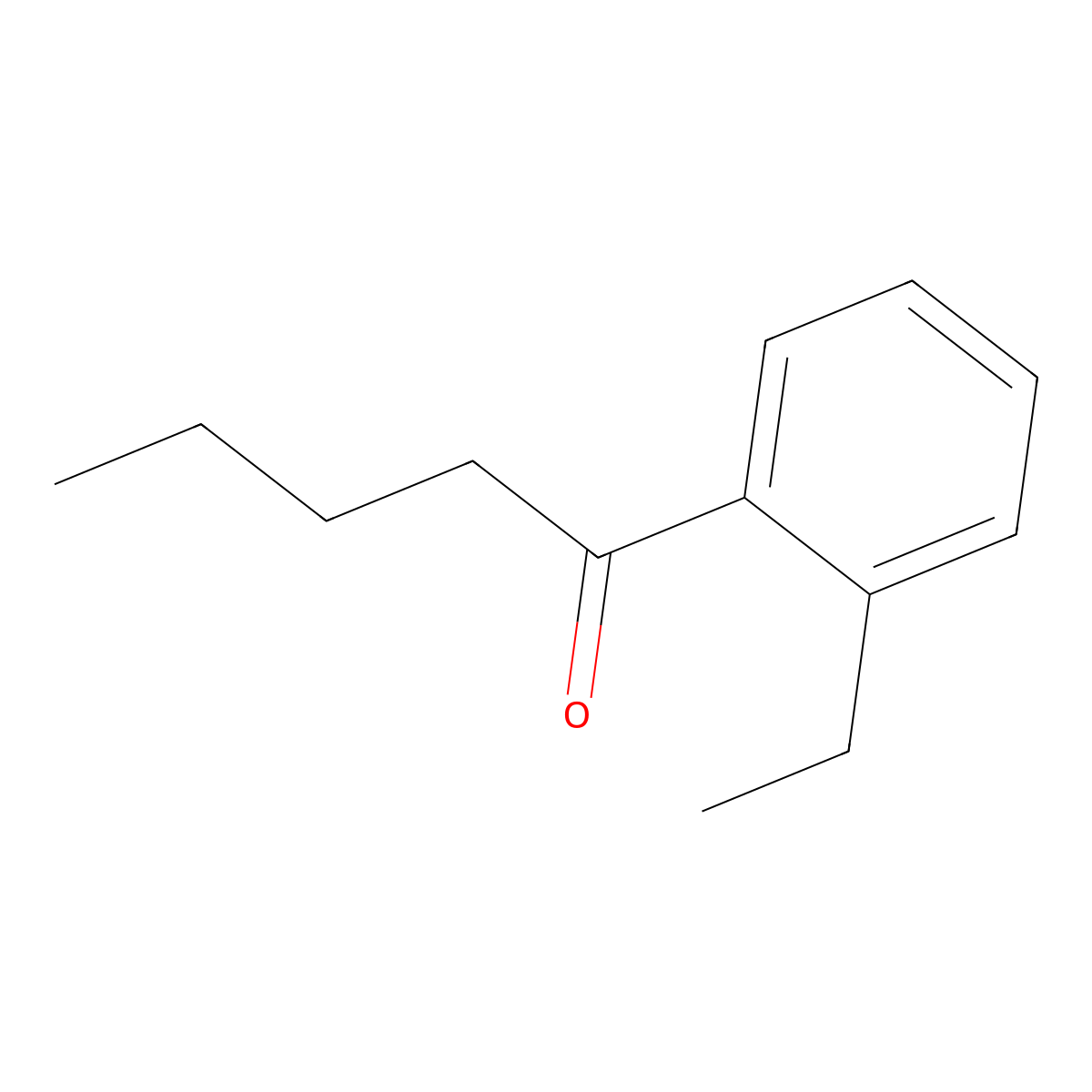 1-(2-Ethylphenyl)pentan-1-one molecular structure, CAS 58534-49-9