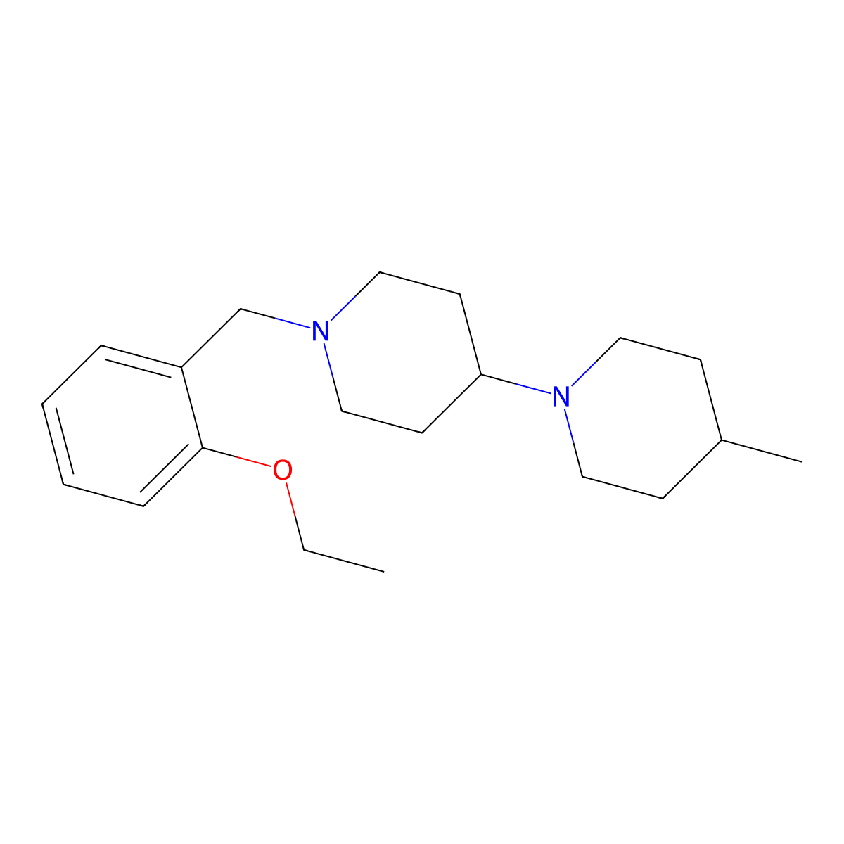 1-[(2-Ethoxyphenyl)methyl]-4-(4-methylpiperidin-1-yl)piperidine molecular structure, CAS 585553-68-0