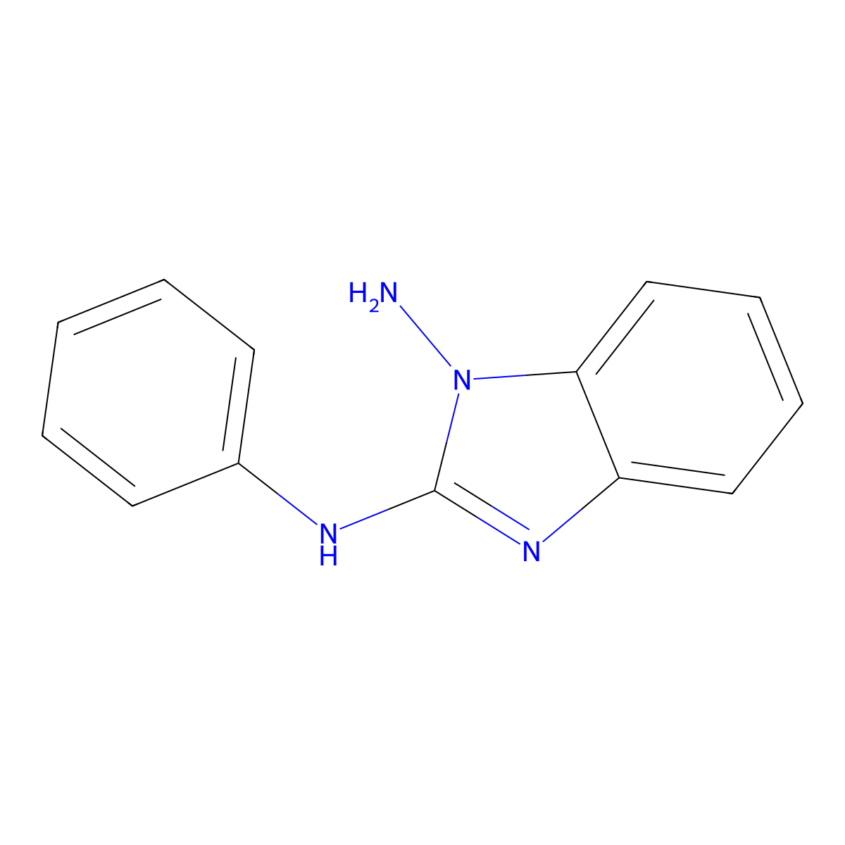 2-N-phenylbenzimidazole-1,2-diamine molecular structure, CAS 5856-52-0