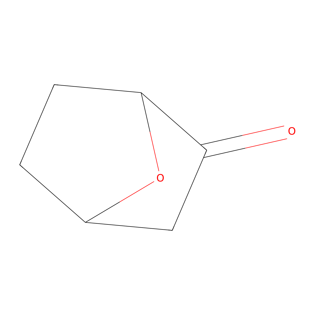 7-Oxabicyclo(2.2.1)heptan-2-one molecular structure, CAS 58564-88-8