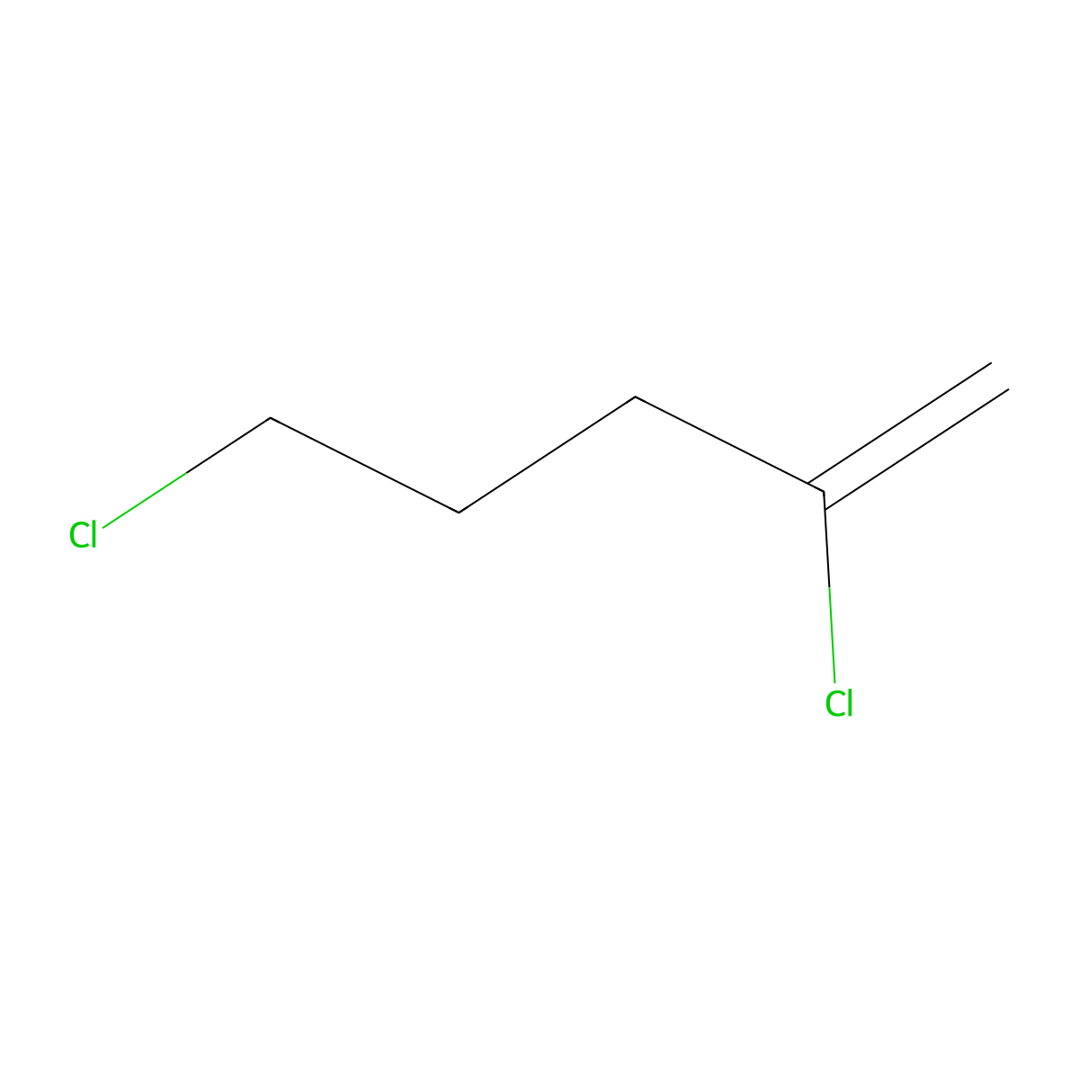 2,5-Dichloropent-1-ene molecular structure, CAS 58568-26-6