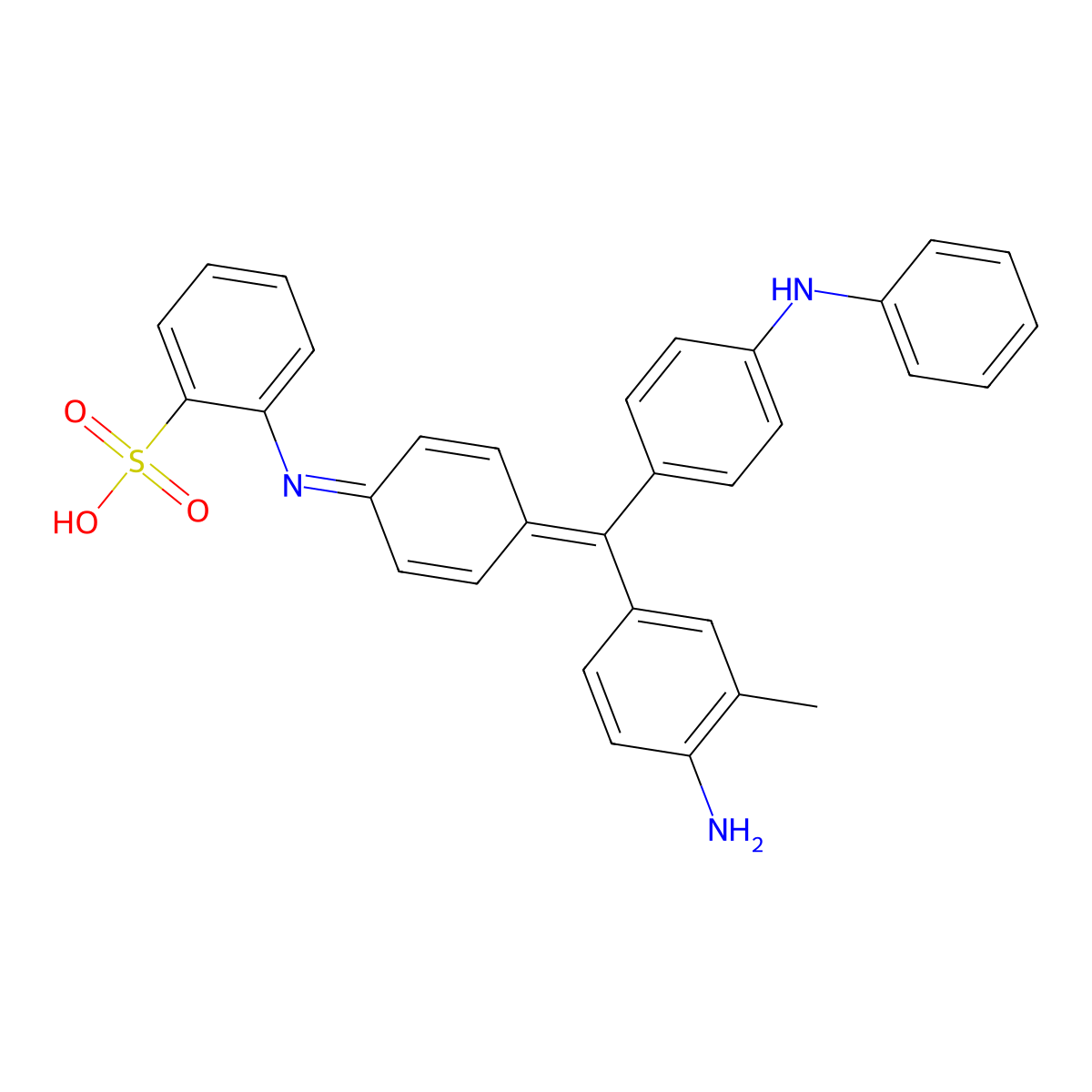 Alkali Blue G molecular structure, CAS 58569-23-6