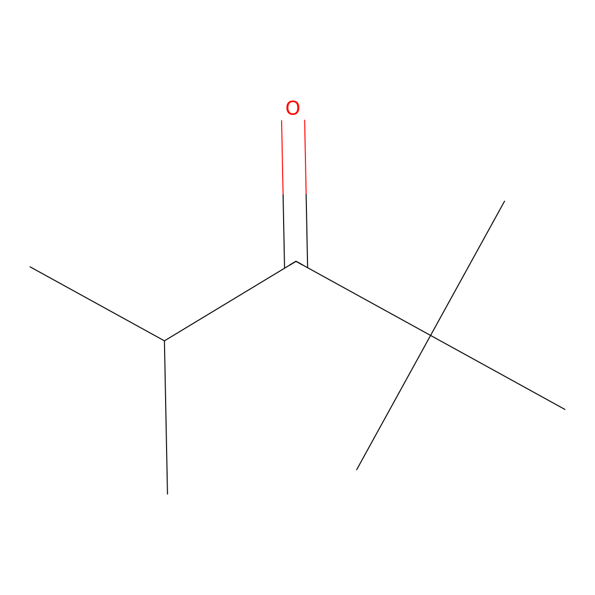 2,2,4-Trimethyl-3-pentanone molecular structure, CAS 5857-36-3