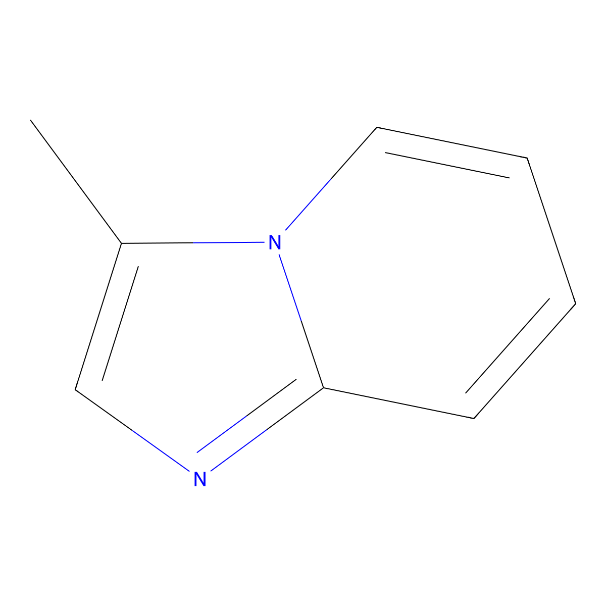 3-Methylimidazo(1,2-a)pyridine molecular structure, CAS 5857-45-4