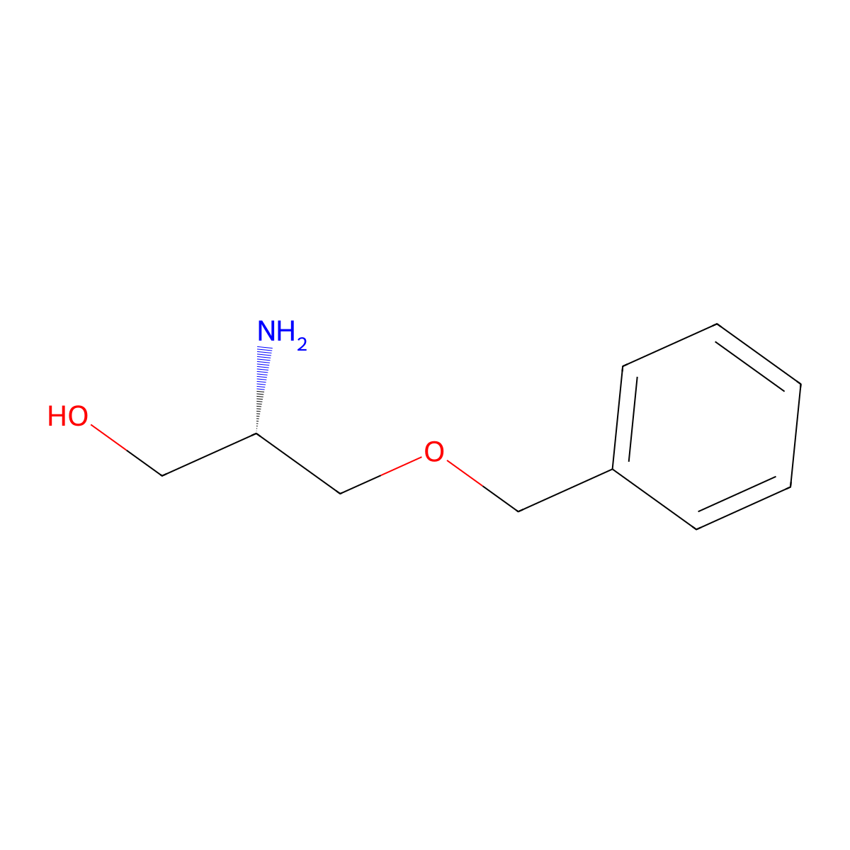 (2S)-2-Amino-3-(phenylmethoxy)-1-propanol molecular structure, CAS 58577-88-1