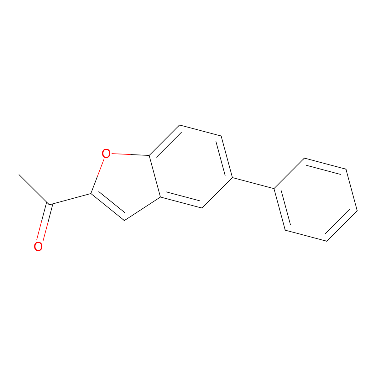 1-(5-Phenyl-2-benzofuranyl)ethanone molecular structure, CAS 58583-73-6