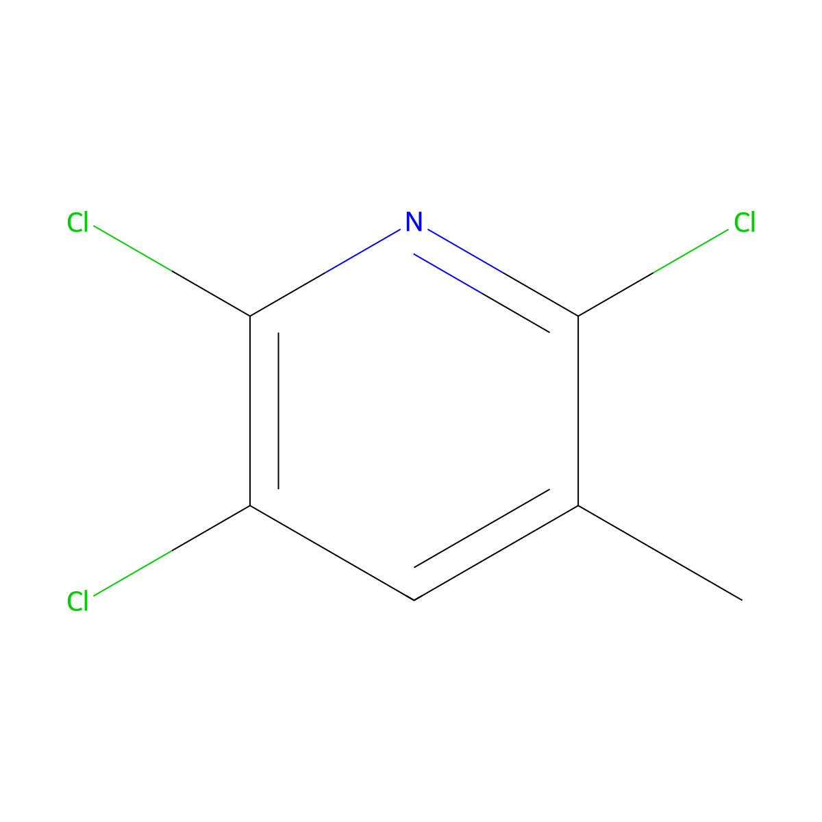 2,3,6-Trichloro-5-methylpyridine molecular structure, CAS 58584-95-5
