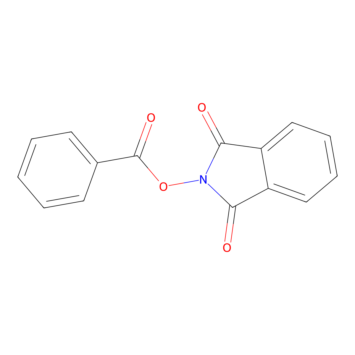 1,3-dioxo-2,3-dihydro-1H-isoindol-2-yl benzoate molecular structure, CAS 58585-84-5