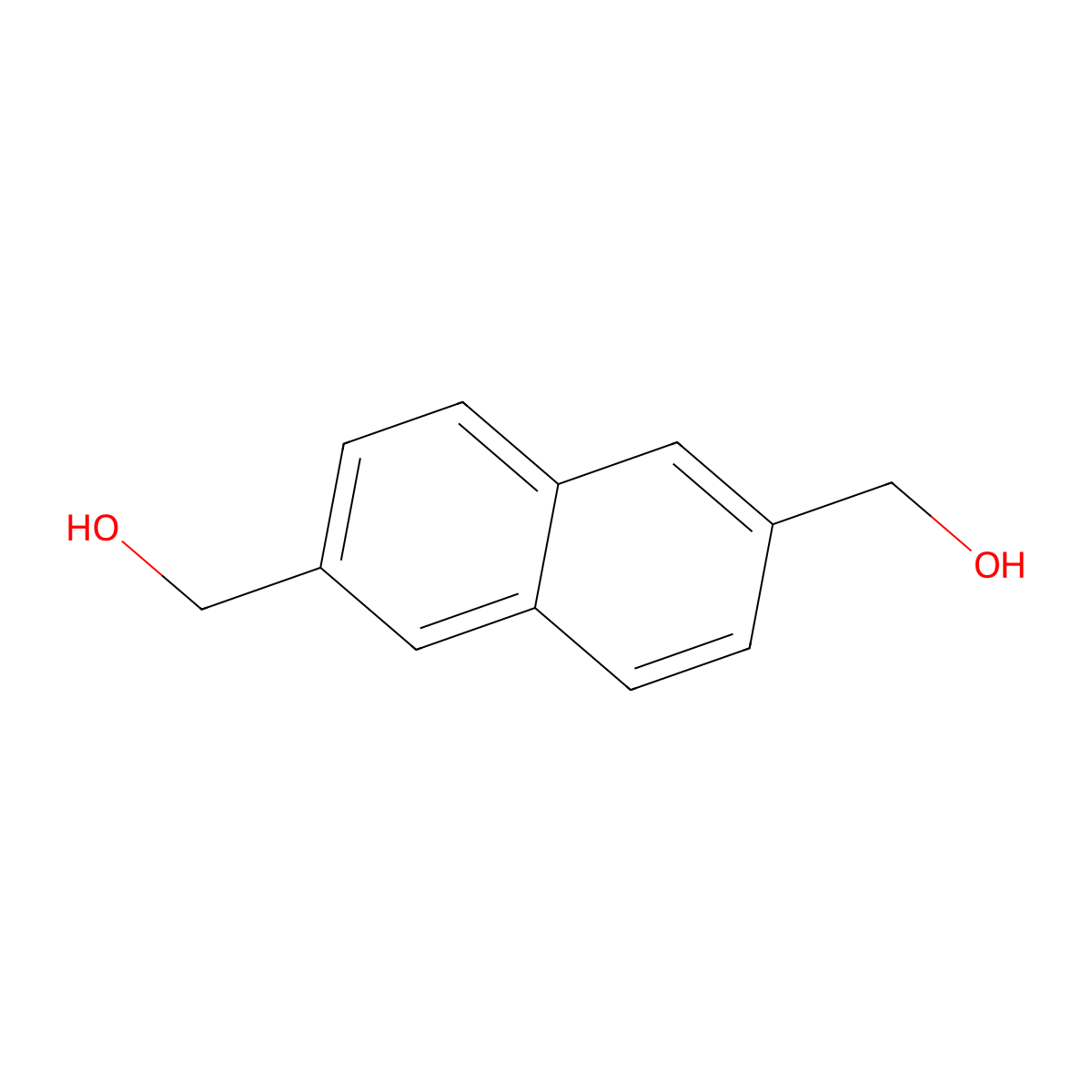 2,6-Bis(hydroxymethyl)naphthalene molecular structure, CAS 5859-93-8