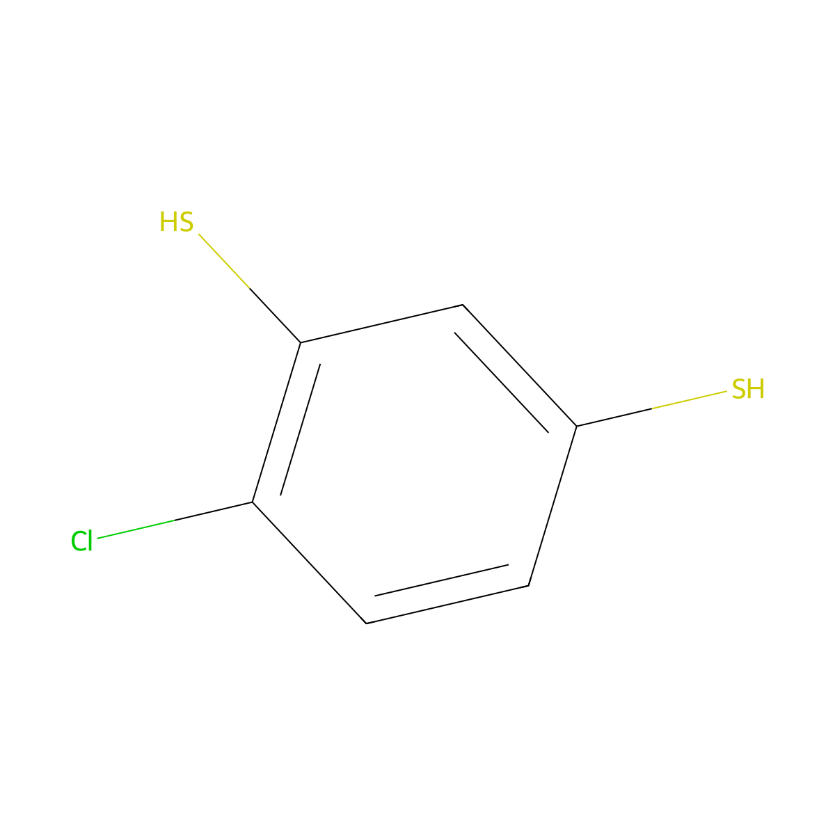 4-Chlorobenzene-1,3-dithiol molecular structure, CAS 58593-78-5
