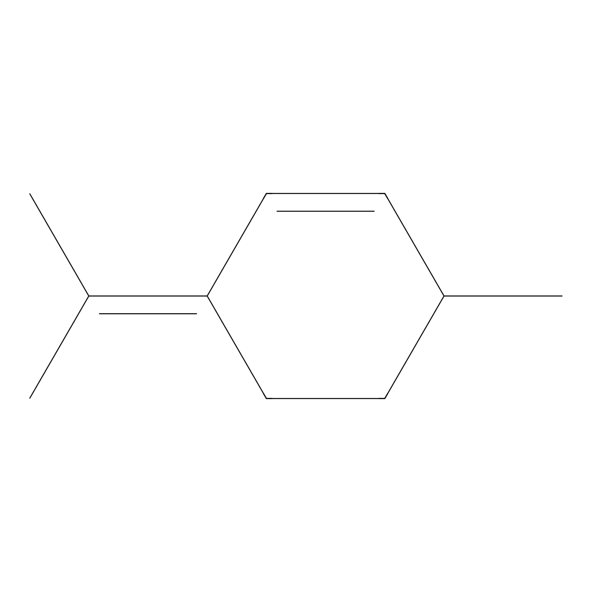 Isoterpinolene molecular structure, CAS 586-63-0