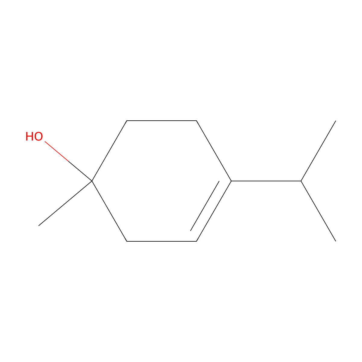 p-Menth-3-en-1-ol molecular structure, CAS 586-82-3