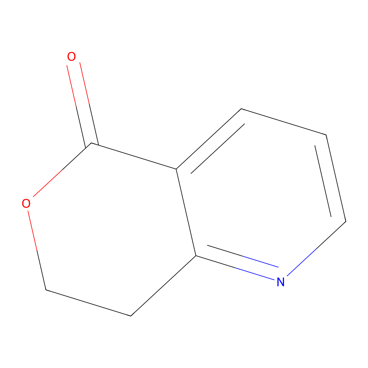 7,8-Dihydro-5H-pyrano[4,3-b]pyridin-5-one molecular structure, CAS 5860-72-0