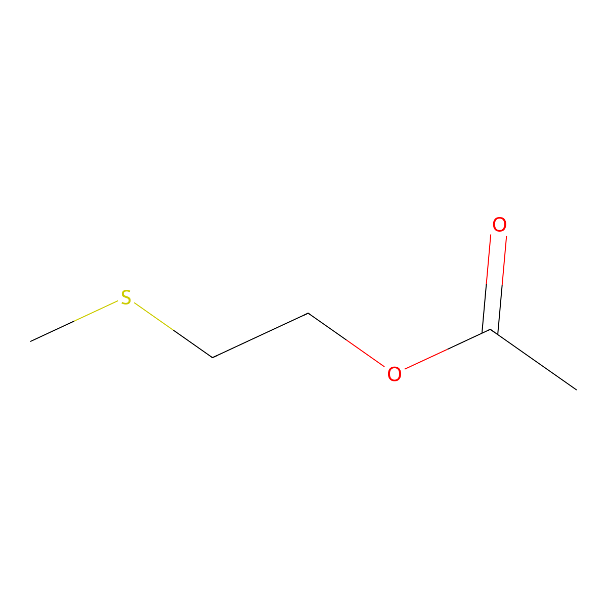 2-(Methylthio)ethyl acetate molecular structure, CAS 5862-47-5