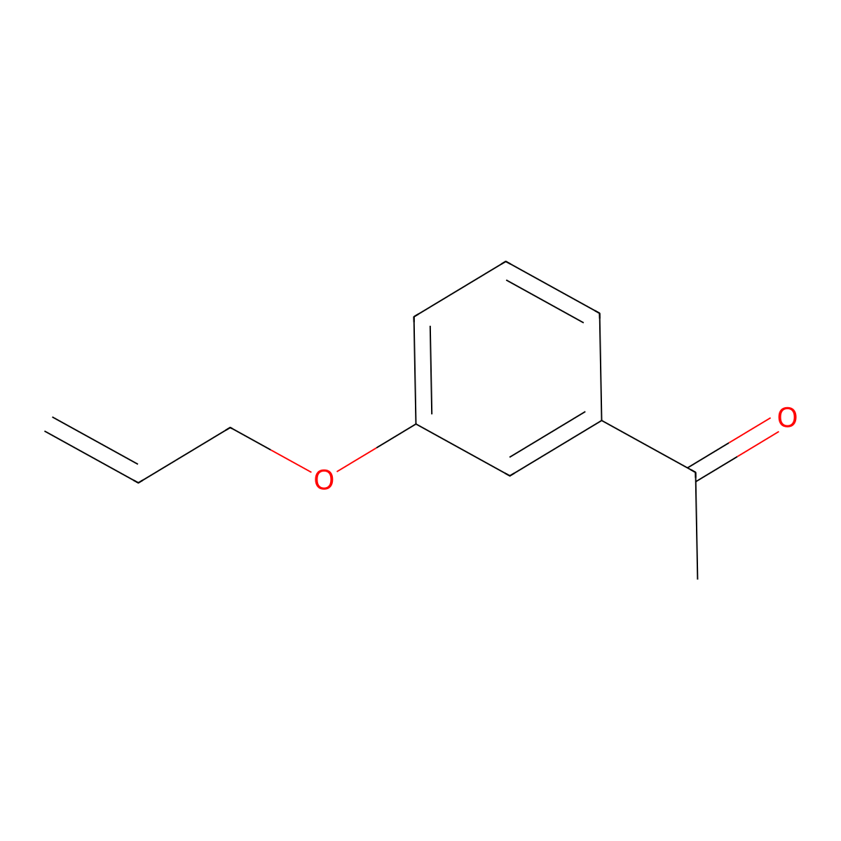 1-[3-(Allyloxy)phenyl]ethanone molecular structure, CAS 58621-54-8