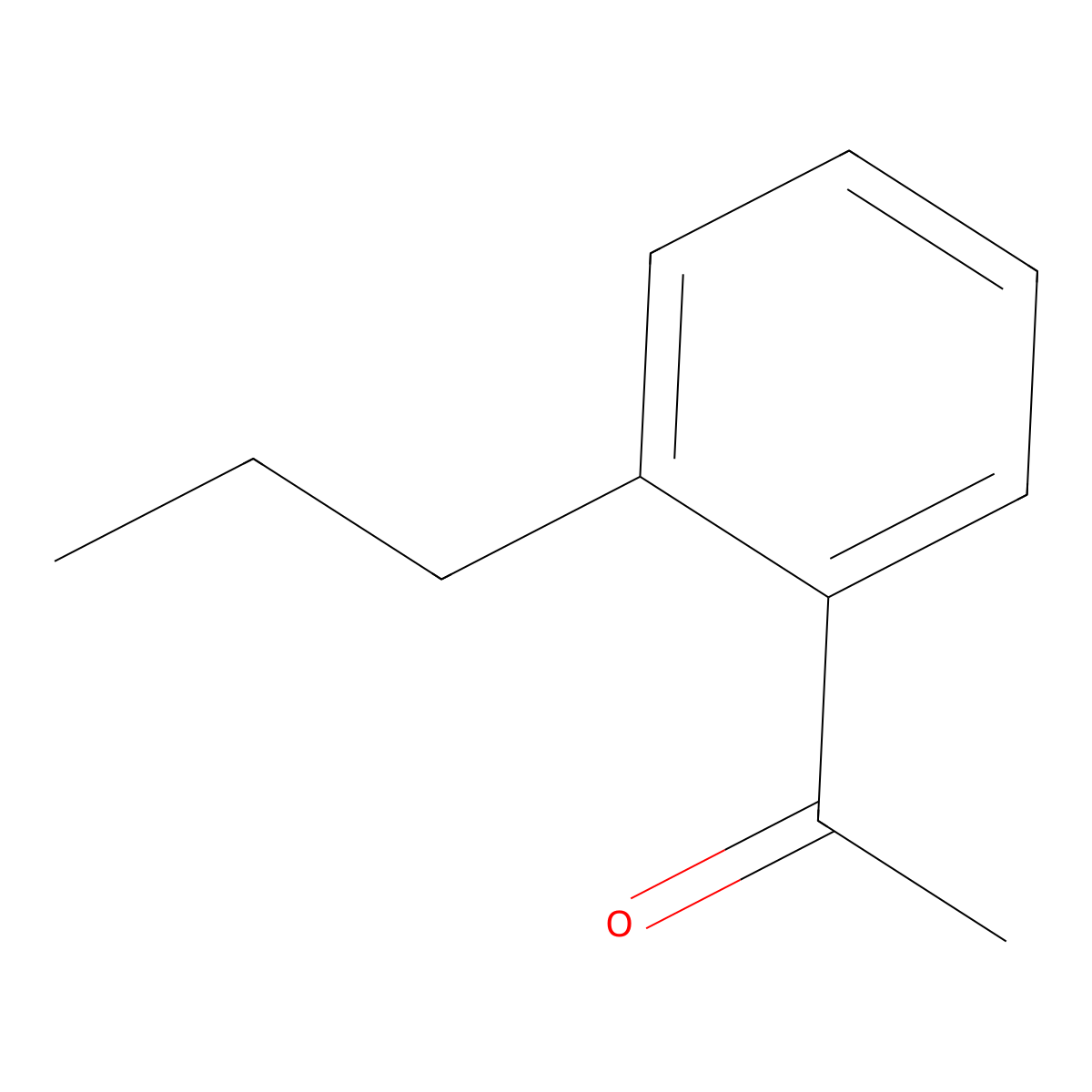 1-(2-Propylphenyl)ethan-1-one molecular structure, CAS 58632-83-0