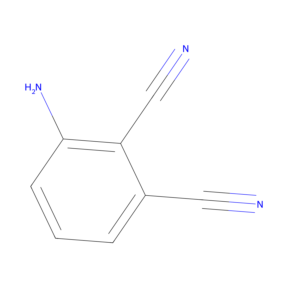 3-Aminophthalonitrile molecular structure, CAS 58632-96-5