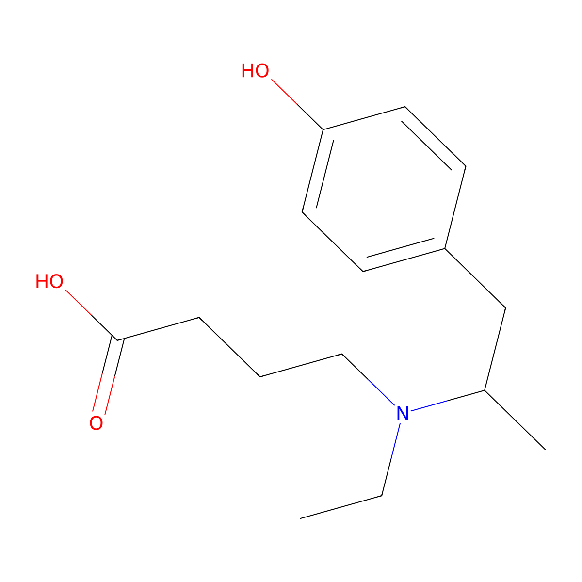 O-Desmethyl Mebeverine Acid molecular structure, CAS 586357-02-0