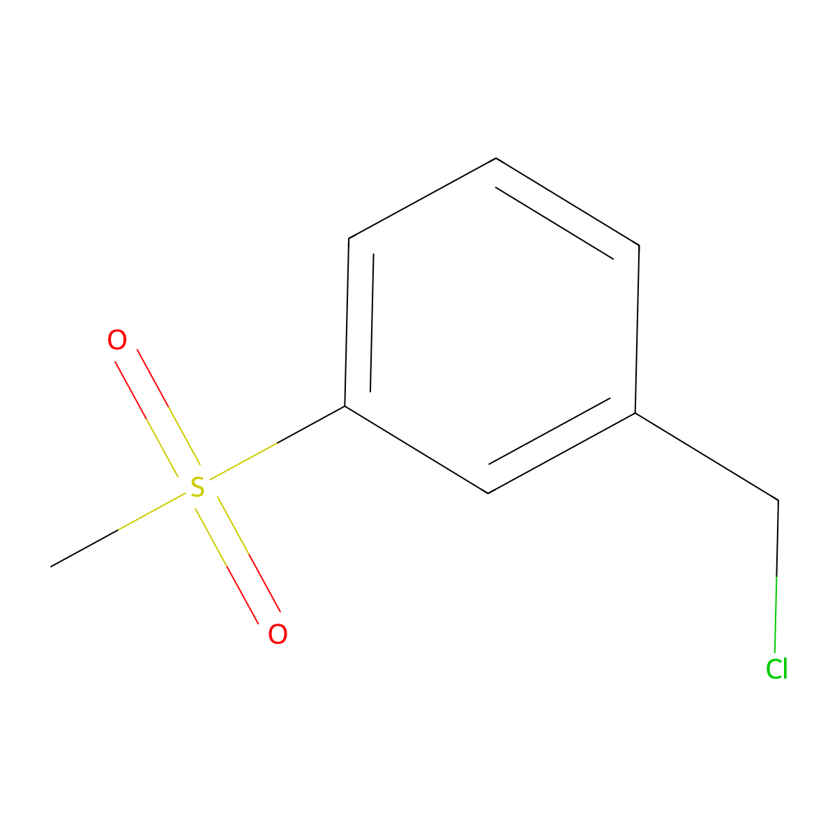 1-(Chloromethyl)-3-methanesulfonylbenzene molecular structure, CAS 586373-70-8