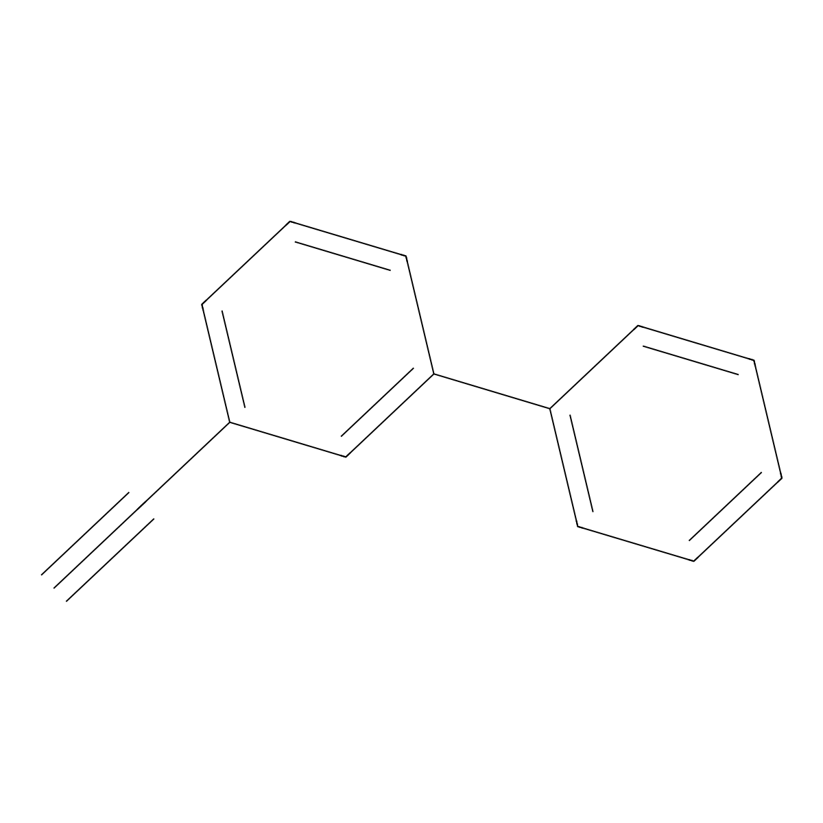 1-Ethynyl-3-phenylbenzene molecular structure, CAS 58650-11-6