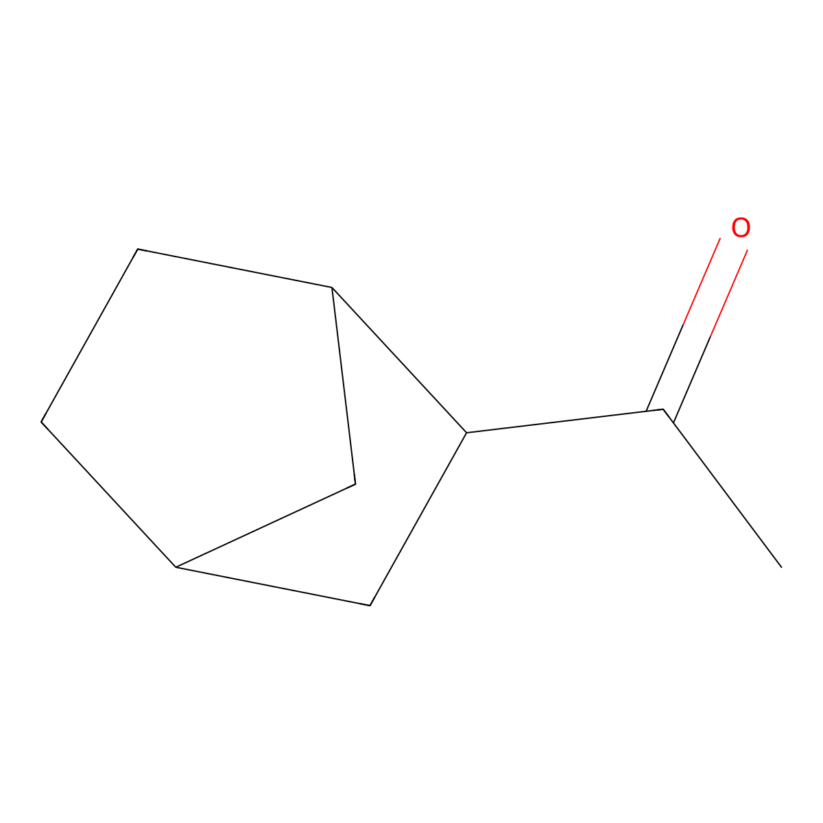 1-Bicyclo(2.2.1)hept-2-ylethanone molecular structure, CAS 58654-66-3