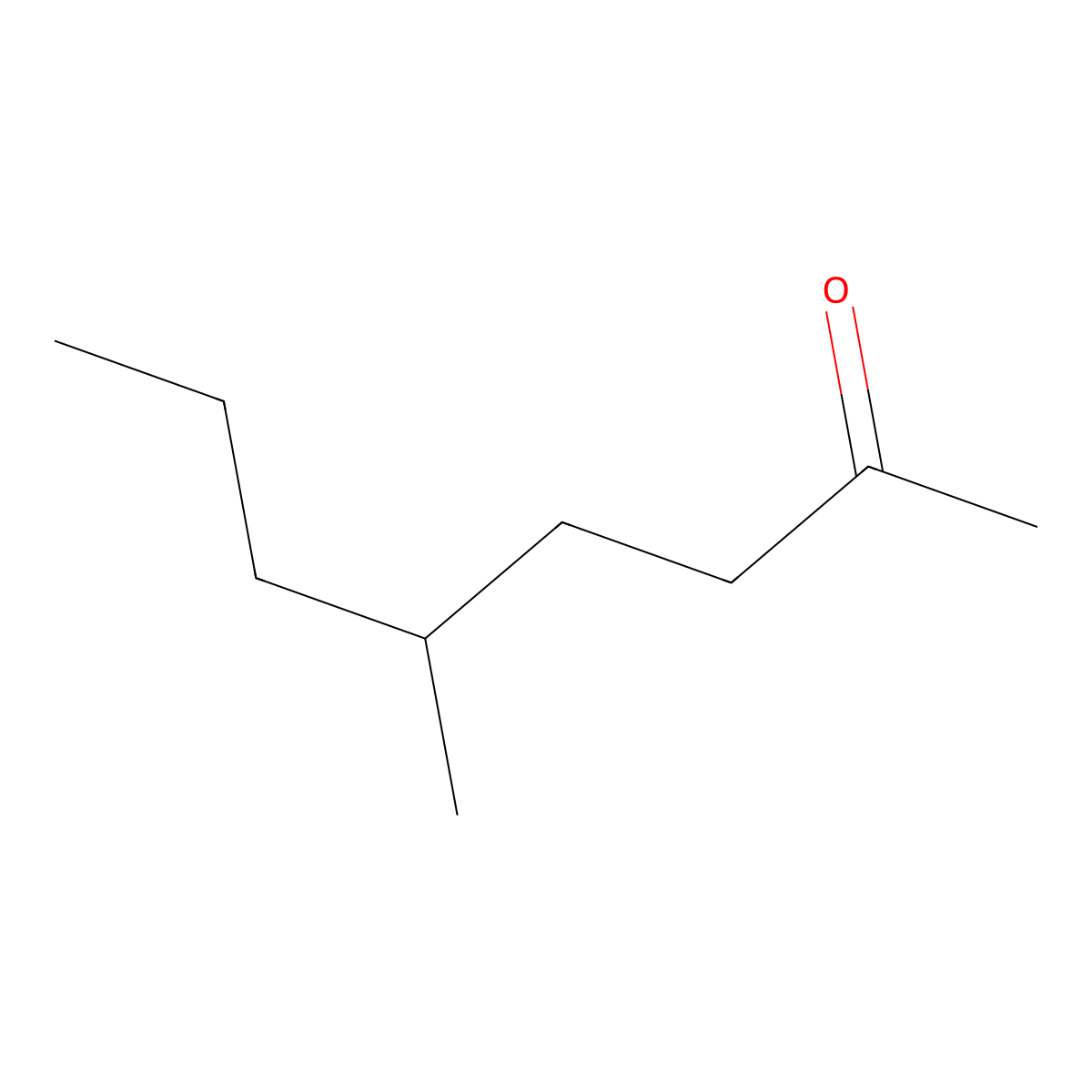 5-Methyl-2-octanone molecular structure, CAS 58654-67-4