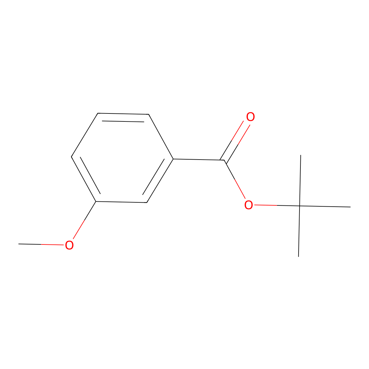 tert-Butyl 3-methoxybenzoate molecular structure, CAS 58656-97-6