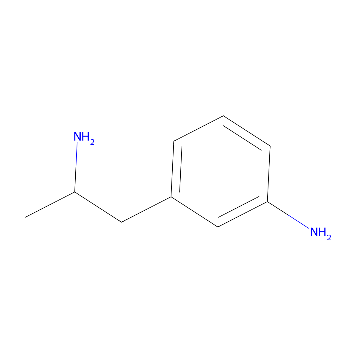 3-(2-Aminopropyl)aniline molecular structure, CAS 58663-24-4