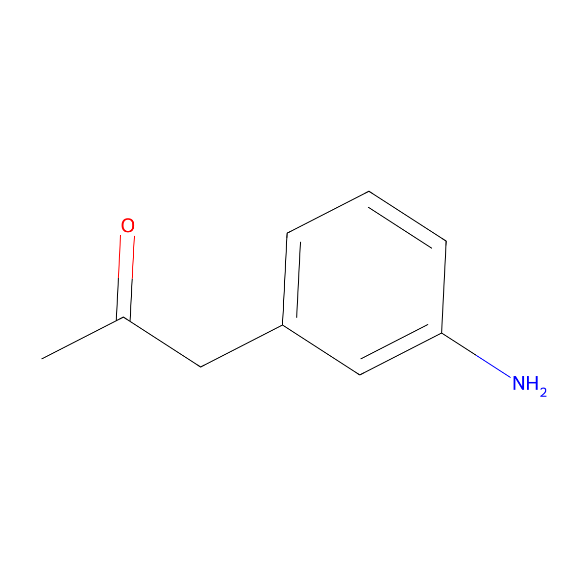 1-(3-Aminophenyl)propan-2-one molecular structure, CAS 58663-27-7
