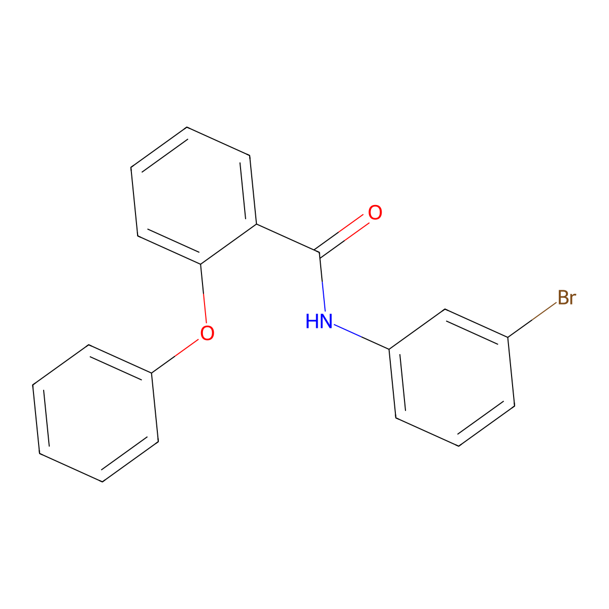 N-(3-bromophenyl)-2-phenoxybenzamide molecular structure, CAS 5867-05-0