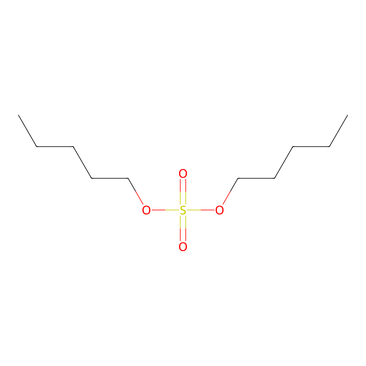 Diamyl Sulfate molecular structure, CAS 5867-98-1