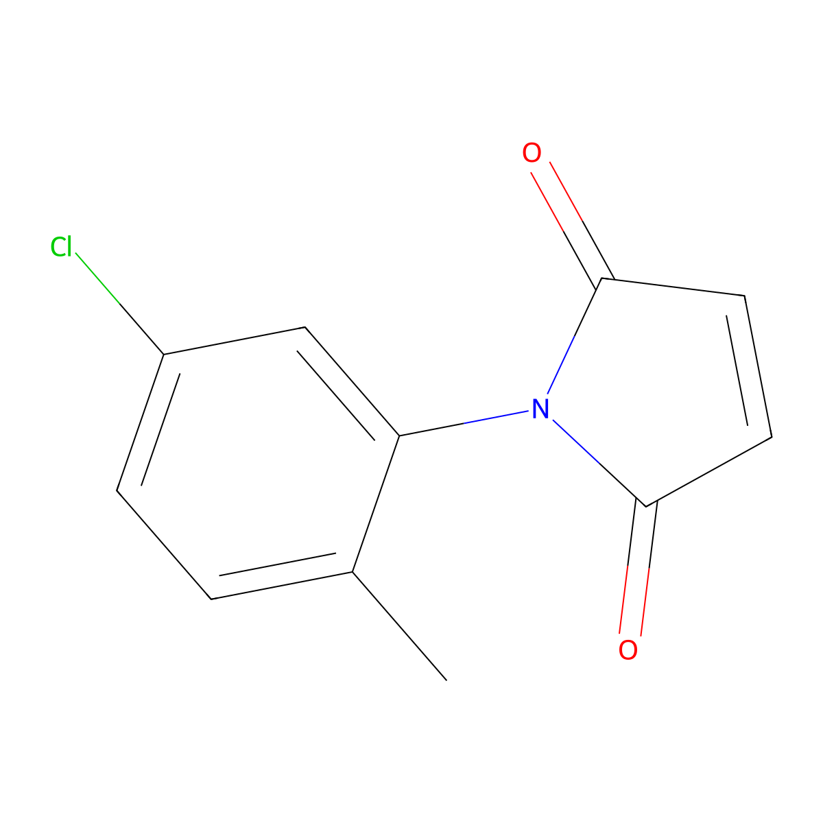 1-(5-Chloro-2-methylphenyl)-1H-pyrrole-2,5-dione molecular structure, CAS 58670-26-1