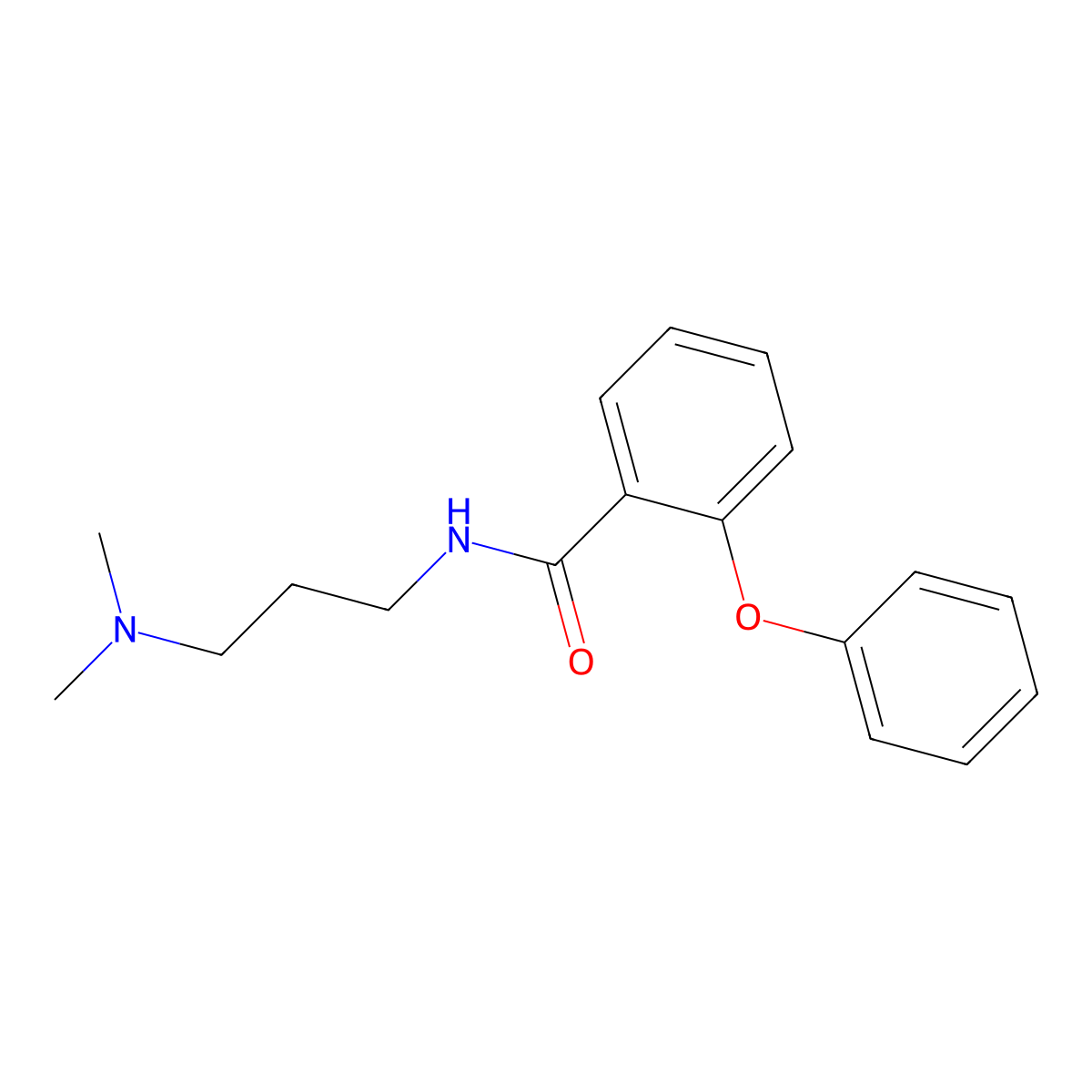N-[3-(dimethylamino)propyl]-2-phenoxybenzamide molecular structure, CAS 5868-85-9