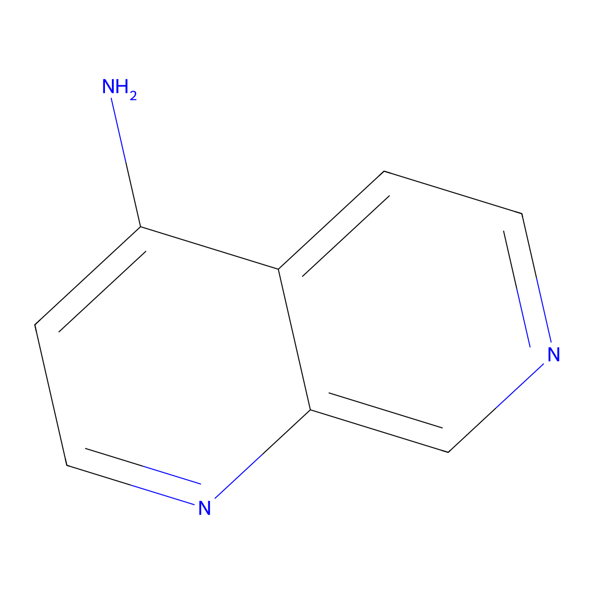 1,7-Naphthyridin-4-amine molecular structure, CAS 58680-41-4