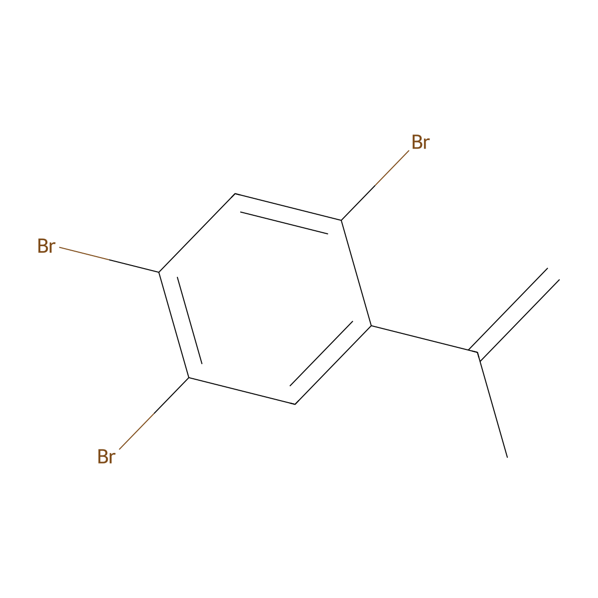 2,4,5-Tribromo-alpha-methylstyrene molecular structure, CAS 58683-72-0
