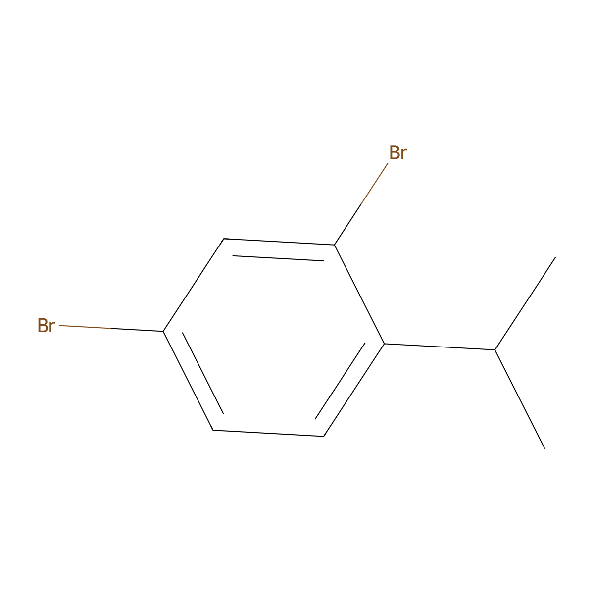 2,4-Dibromo-1-(propan-2-yl)benzene molecular structure, CAS 58683-73-1