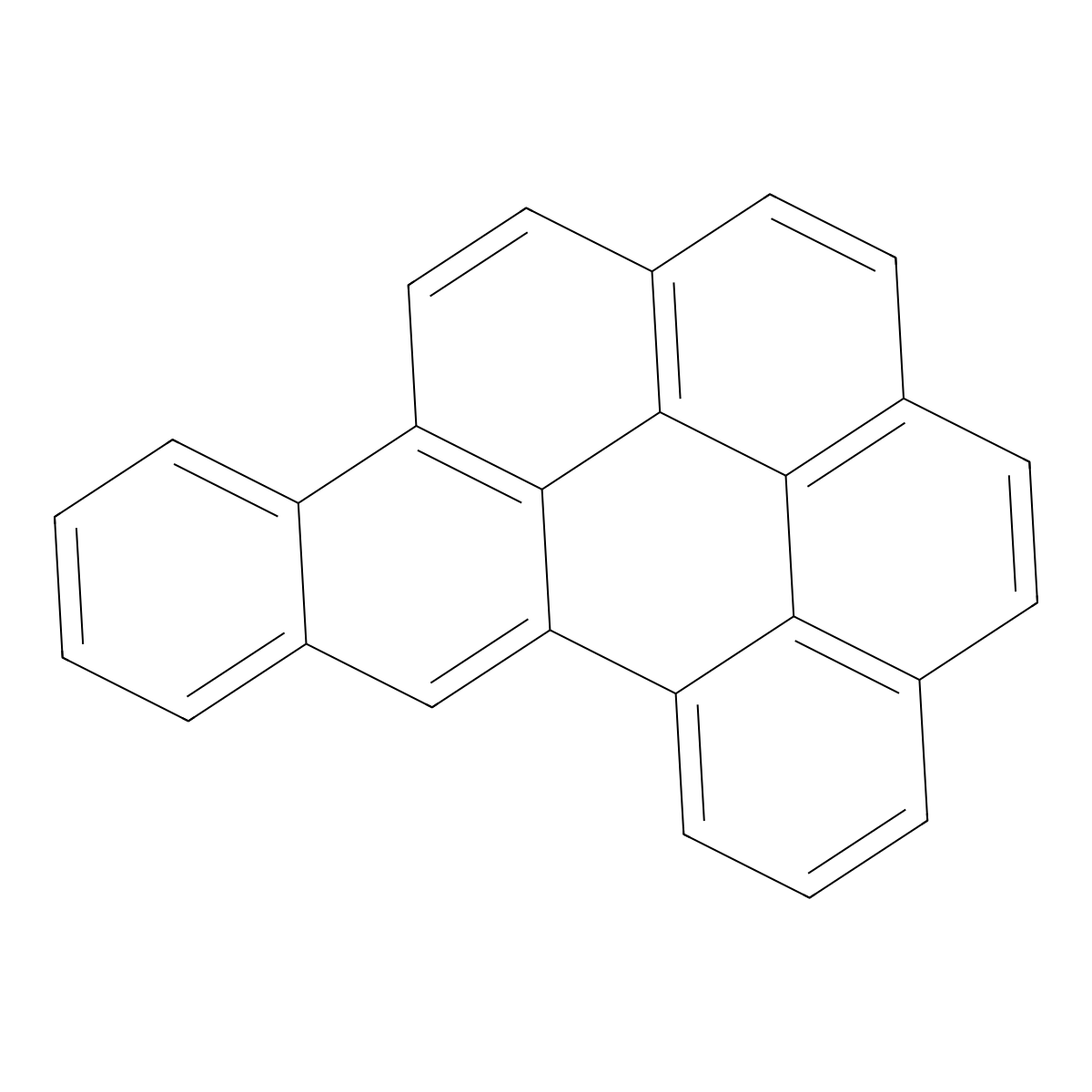 Dibenzo(b,ghi)perylene molecular structure, CAS 5869-30-7