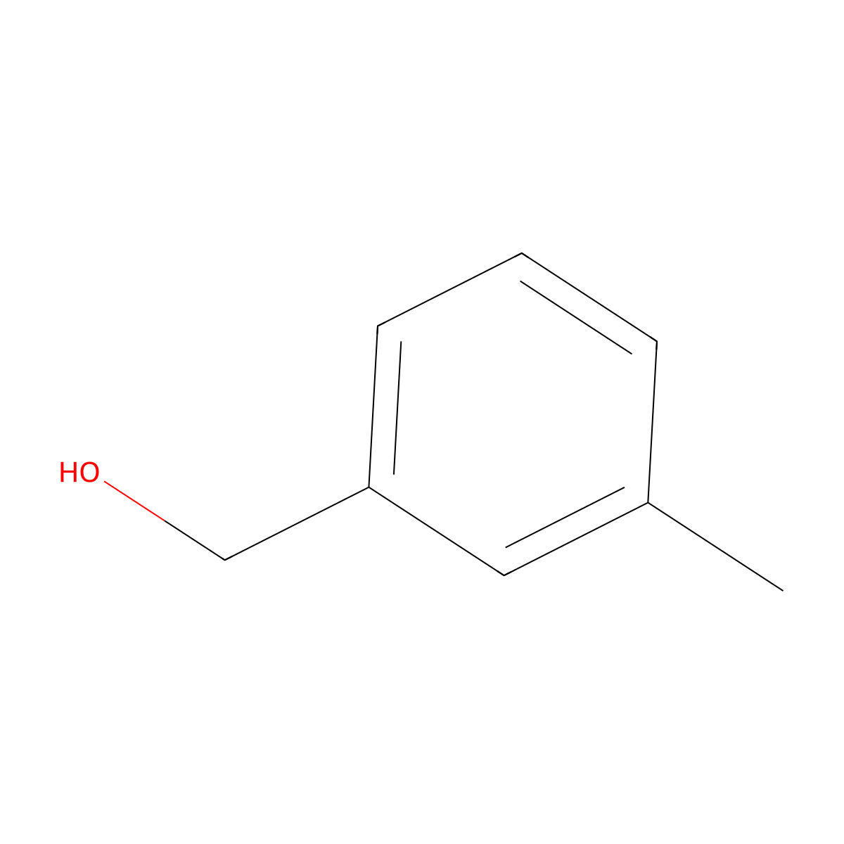 3-Methylbenzyl alcohol molecular structure, CAS 587-03-1