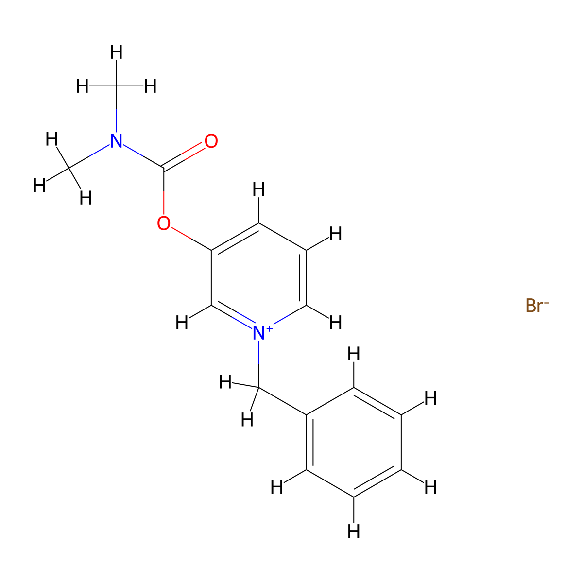 Benzpyrinium Bromide molecular structure, CAS 587-46-2