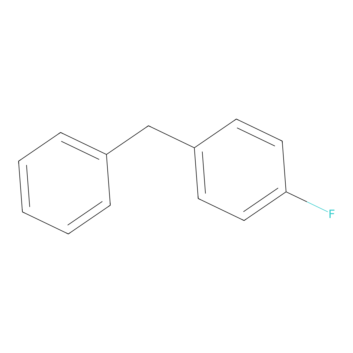 4-Fluorodiphenylmethane molecular structure, CAS 587-79-1