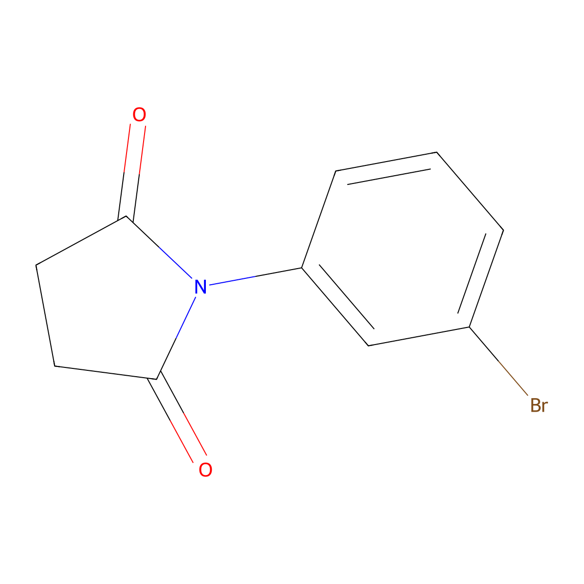 N-(3-Bromophenyl)succinimide molecular structure, CAS 58714-54-8