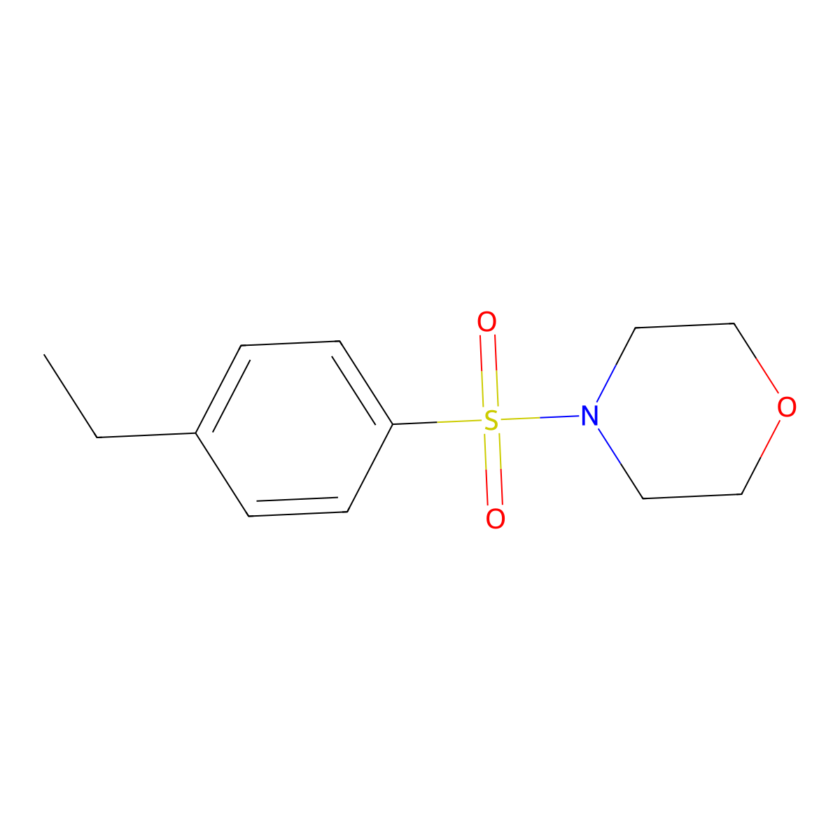 4-(4-Ethylphenyl)sulfonylmorpholine molecular structure, CAS 58722-31-9